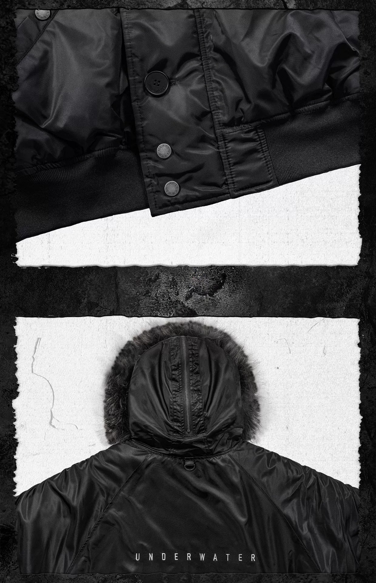 N-2B Nylon Raccoon Fur Flight Jacket