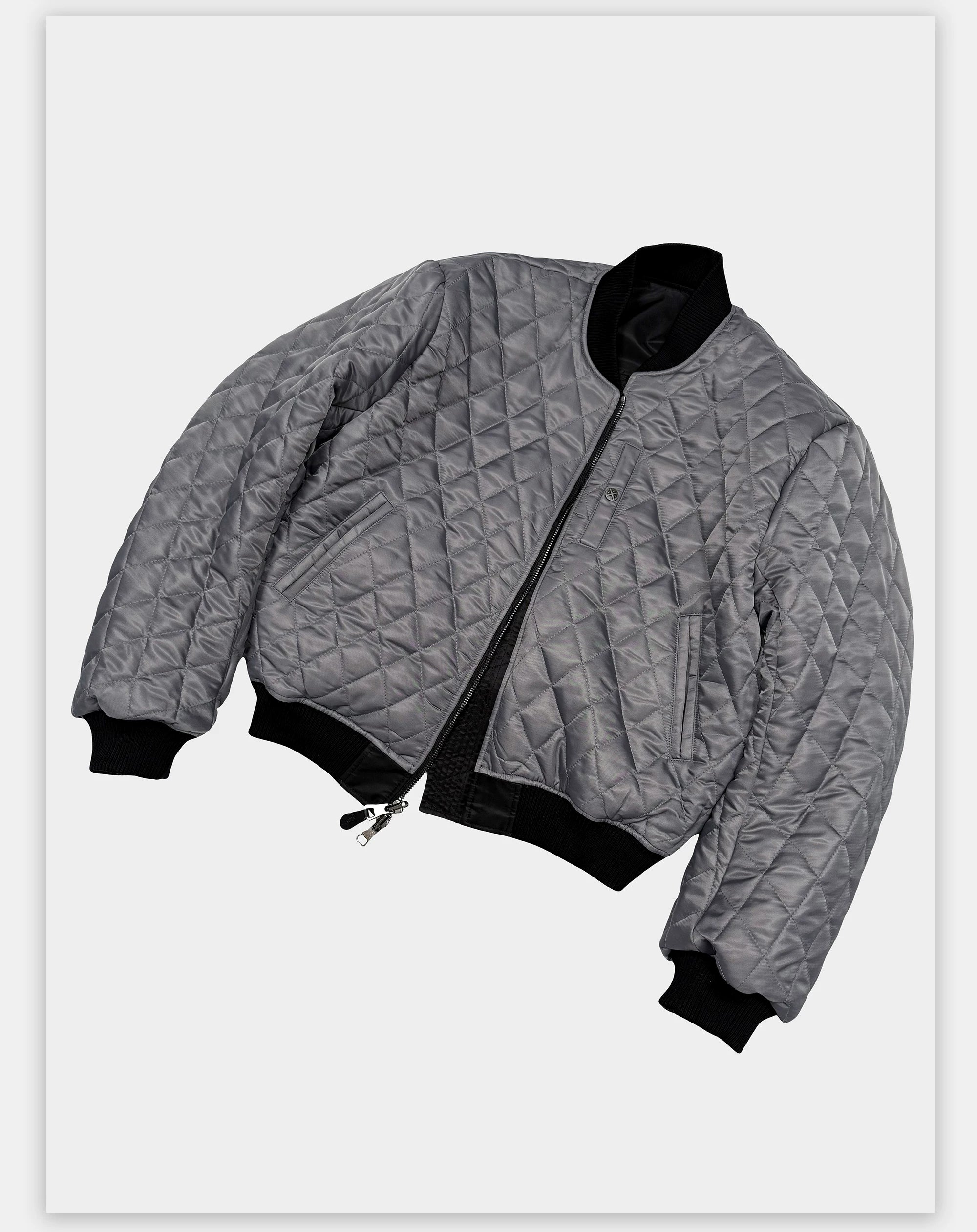 Reversible Quilted Boxy Cotton Coat
