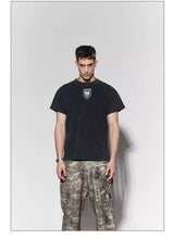 American Cleanfit Vintage Washed Badge Tee