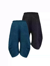 Jacquard Low-Rise Cropped Pants