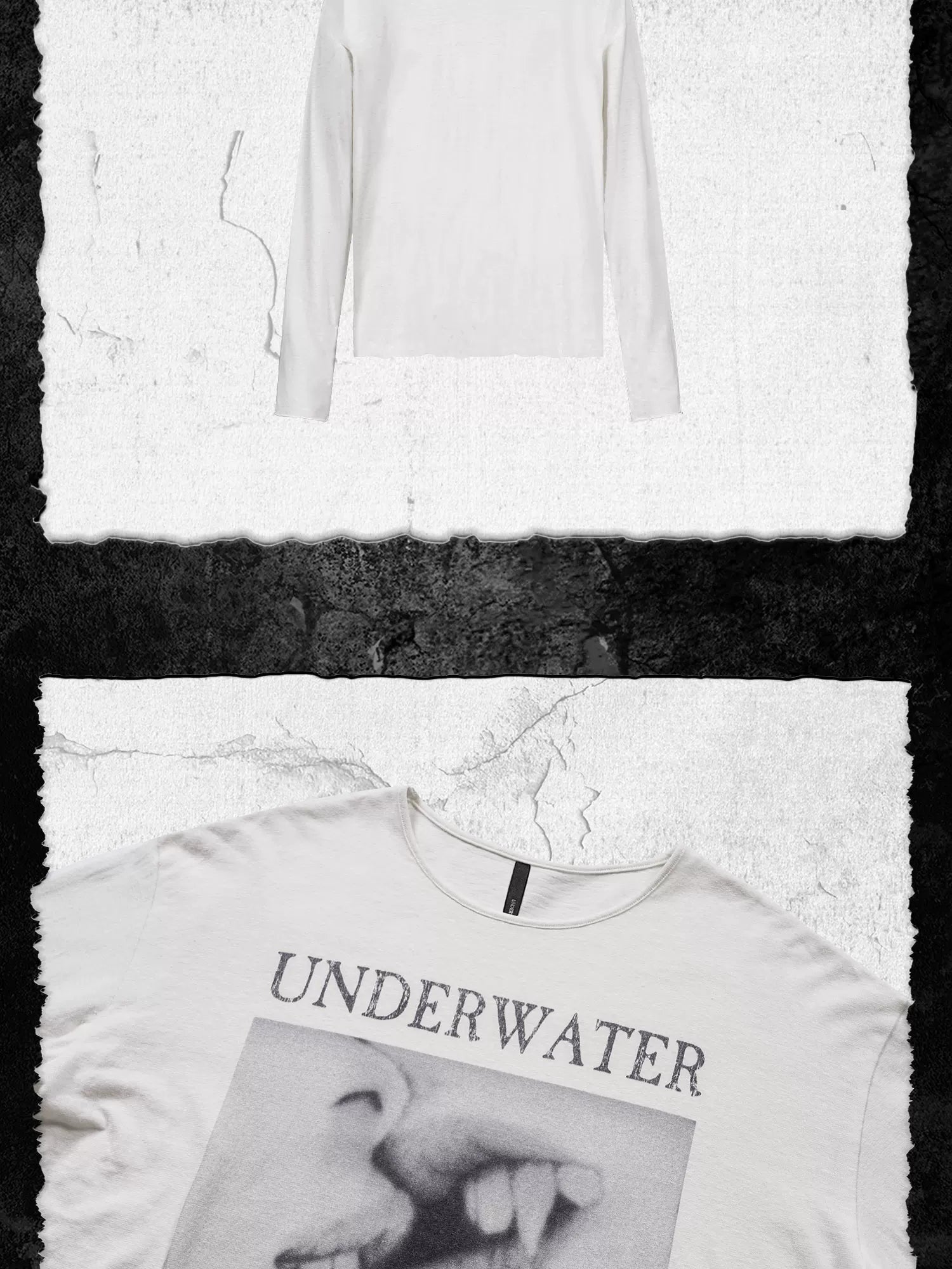 Devil's Kiss Long-sleeve Printed Linen Tee