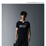 Old Money V-Neck Blend Polo Shirts