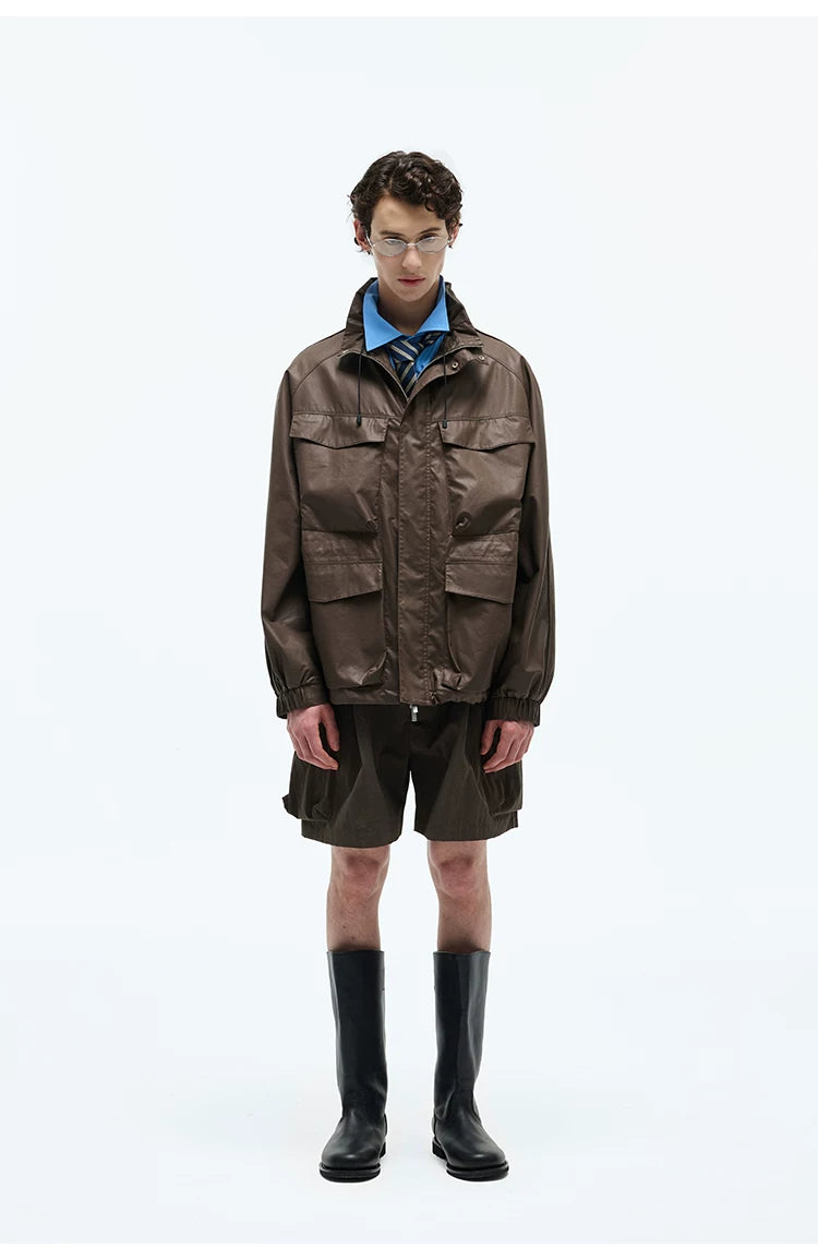 Cotton Coated Multi-pocket Hunting Jacket