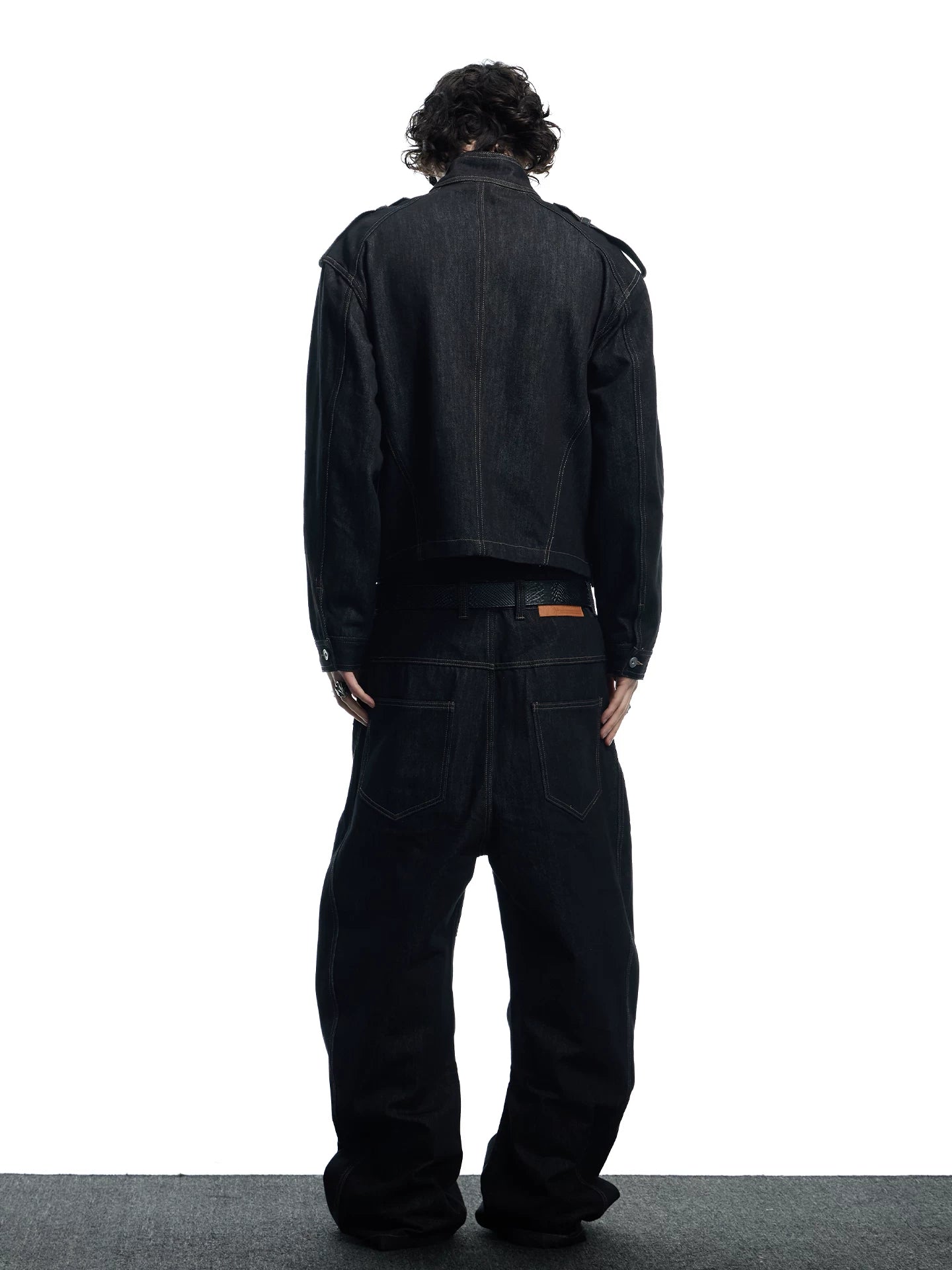 American Vintage Loose Button Denim Jacket
