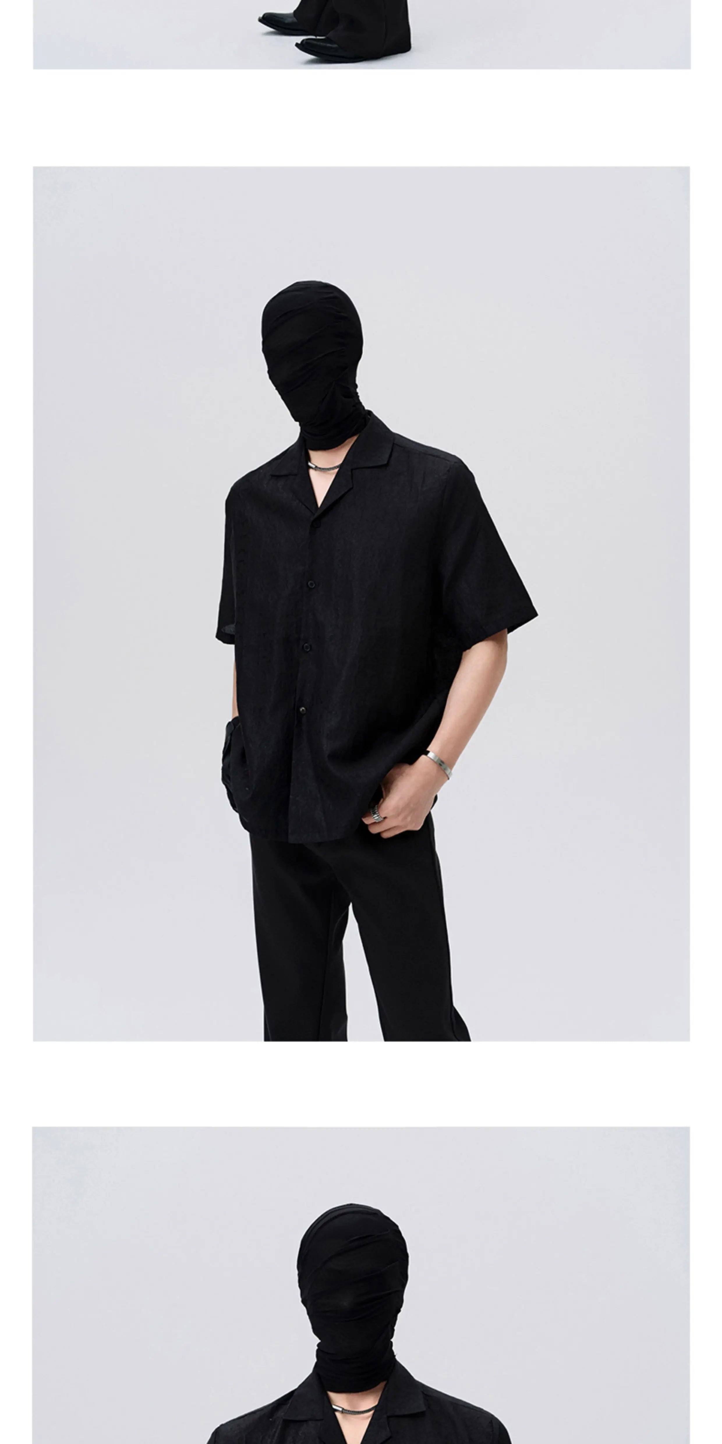 Men's Snake Print Short Sleeve Shirt