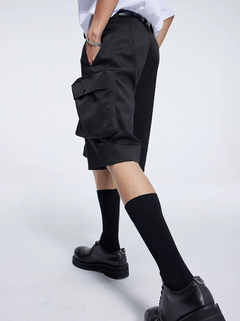 Men's Loose Tailored Pocket Shorts