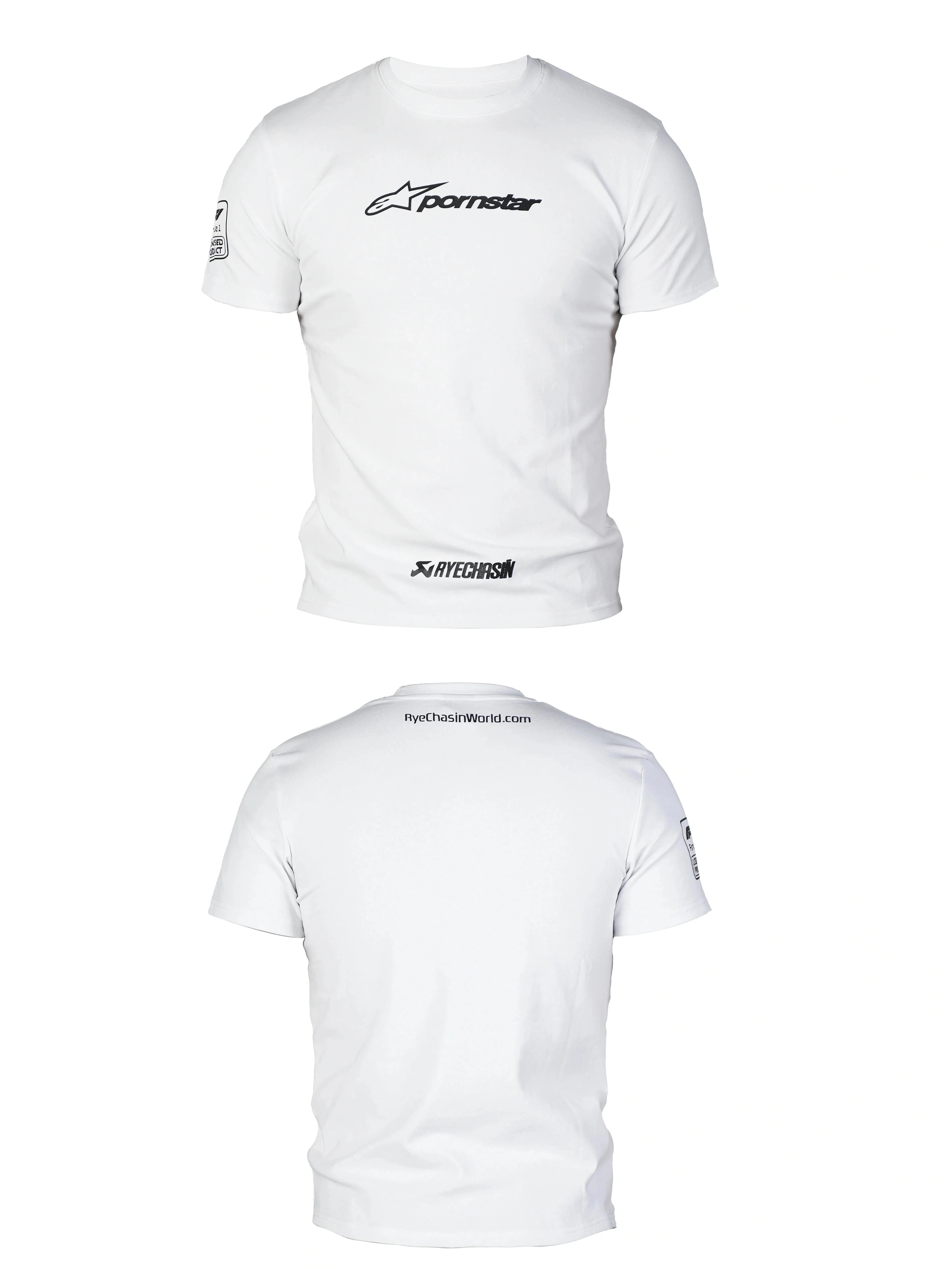 Motorcycle Graphic Print Cotton Tee