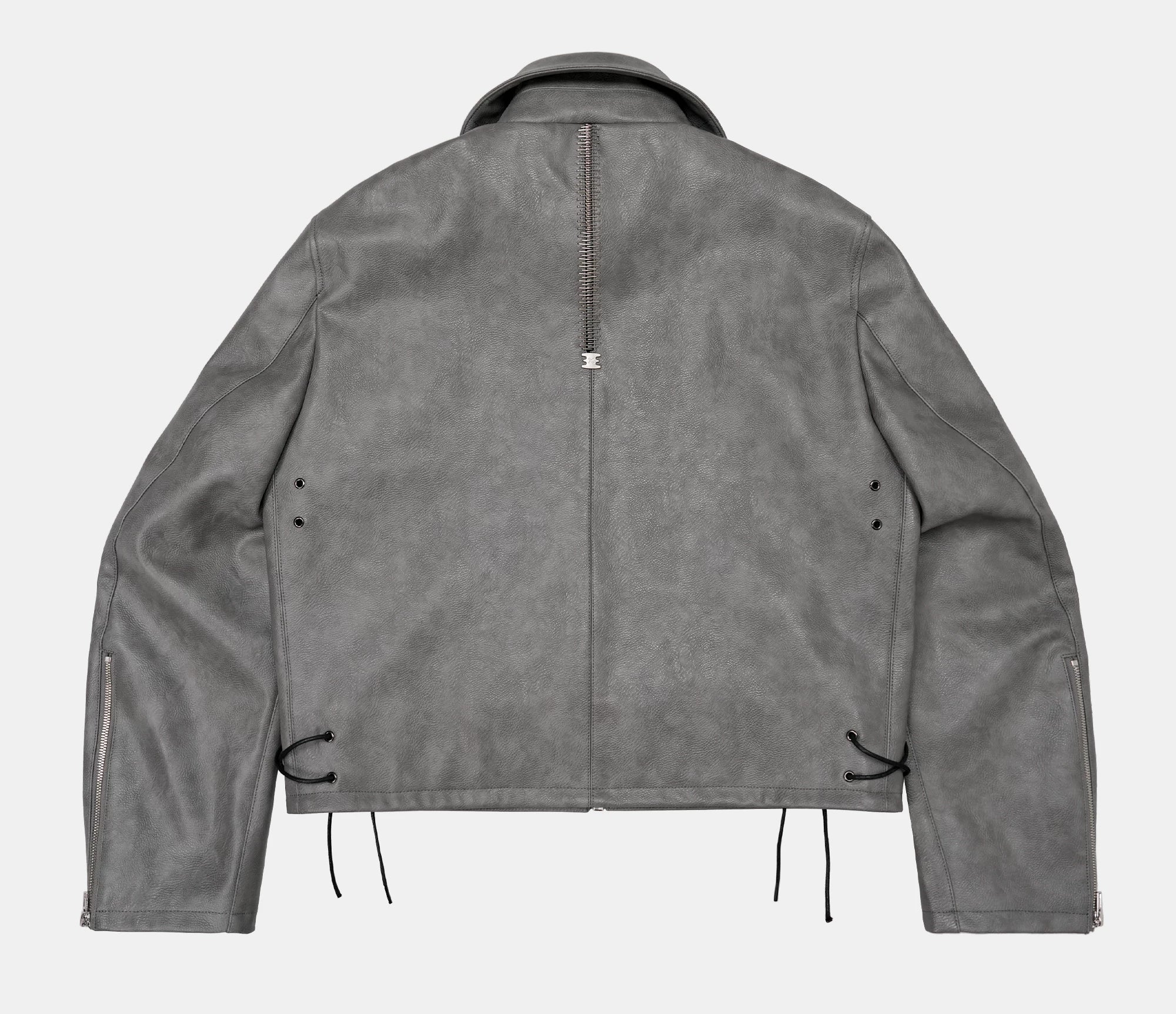 Vintage Stand Collar Biker Jacket