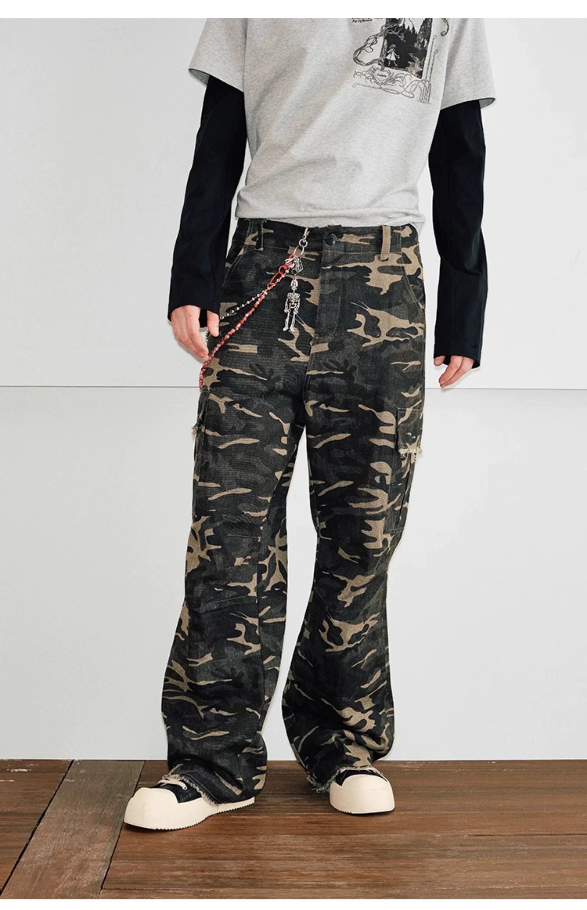Loose Camouflage Cargo Pants