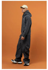 Black Gray Brown Wide Leg Pants