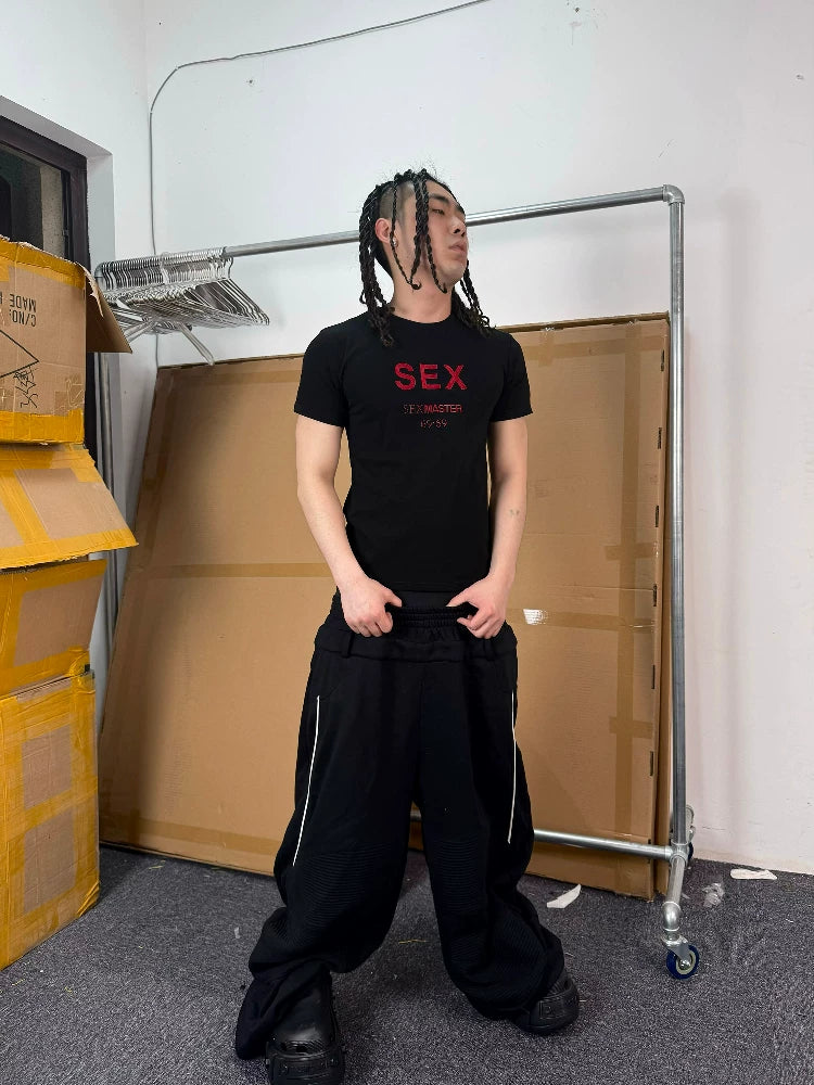 Slim Fit Letter Print Tee
