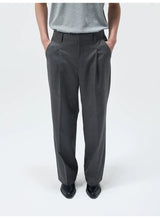 Merino Wool Pleated Elastic Waist Pants