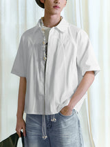 Fence Short Sleeve Cotton Shirt