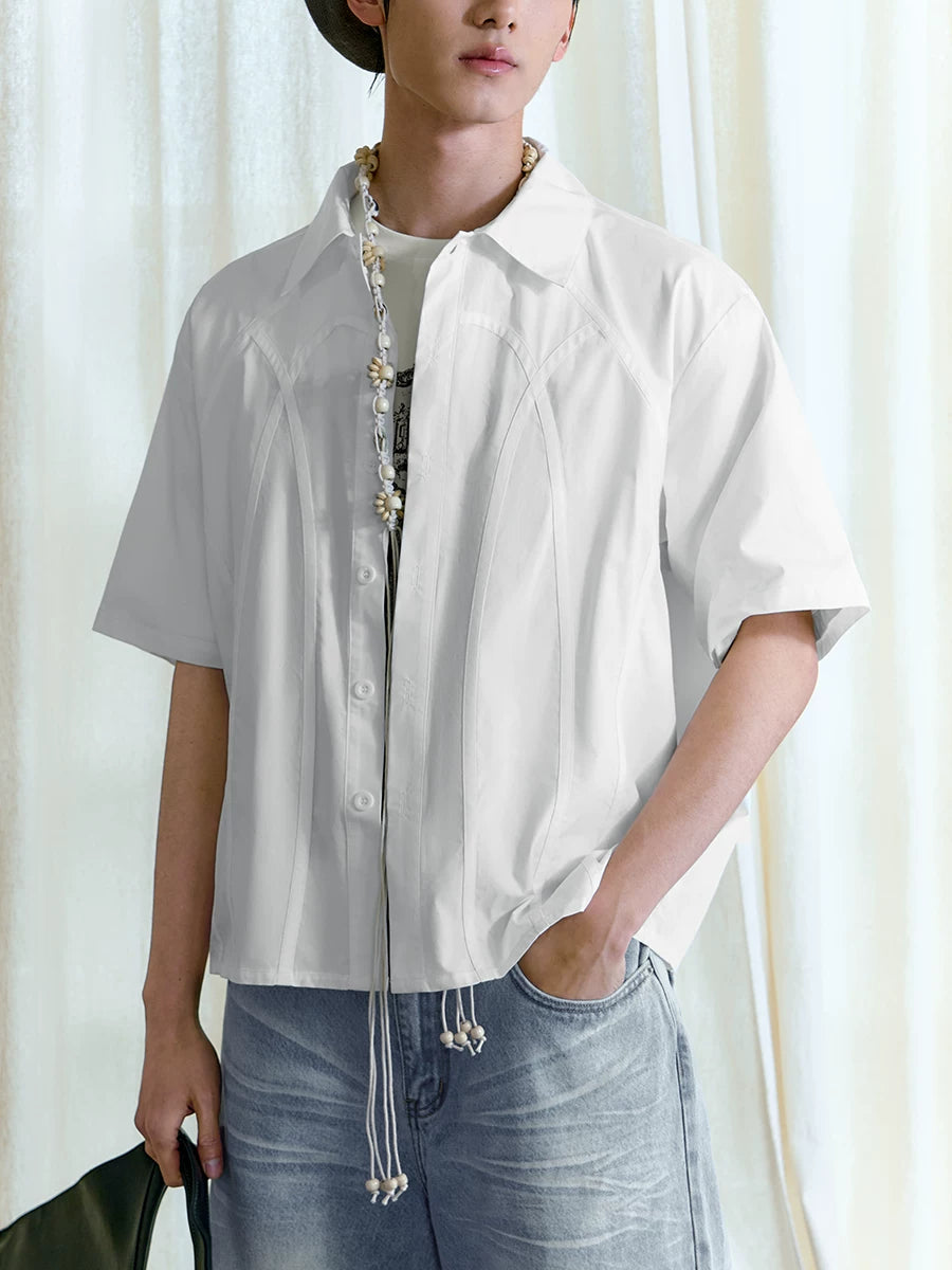 Fence Short Sleeve Cotton Shirt