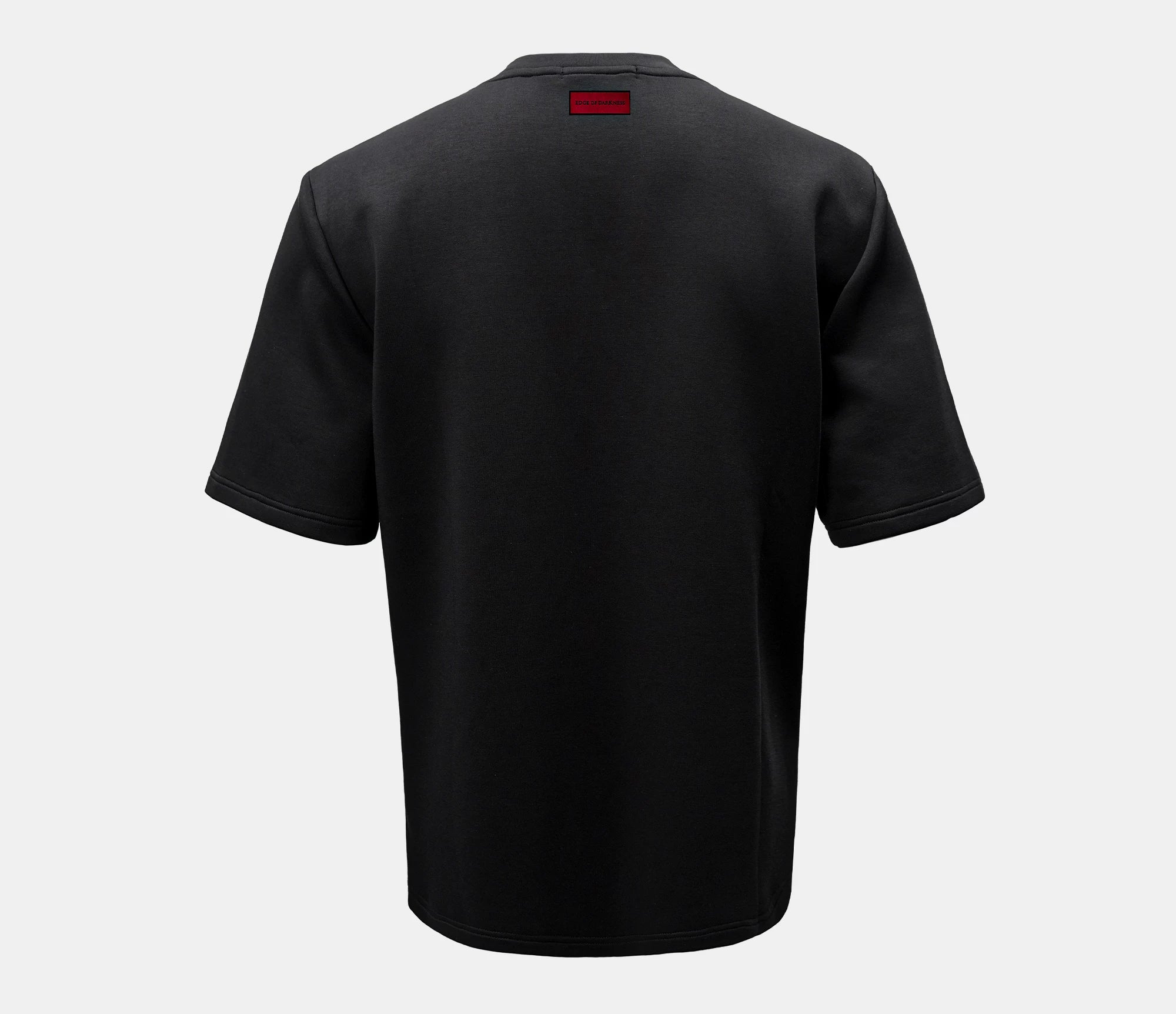 Black Boxy Short Sleeve Modal Tee
