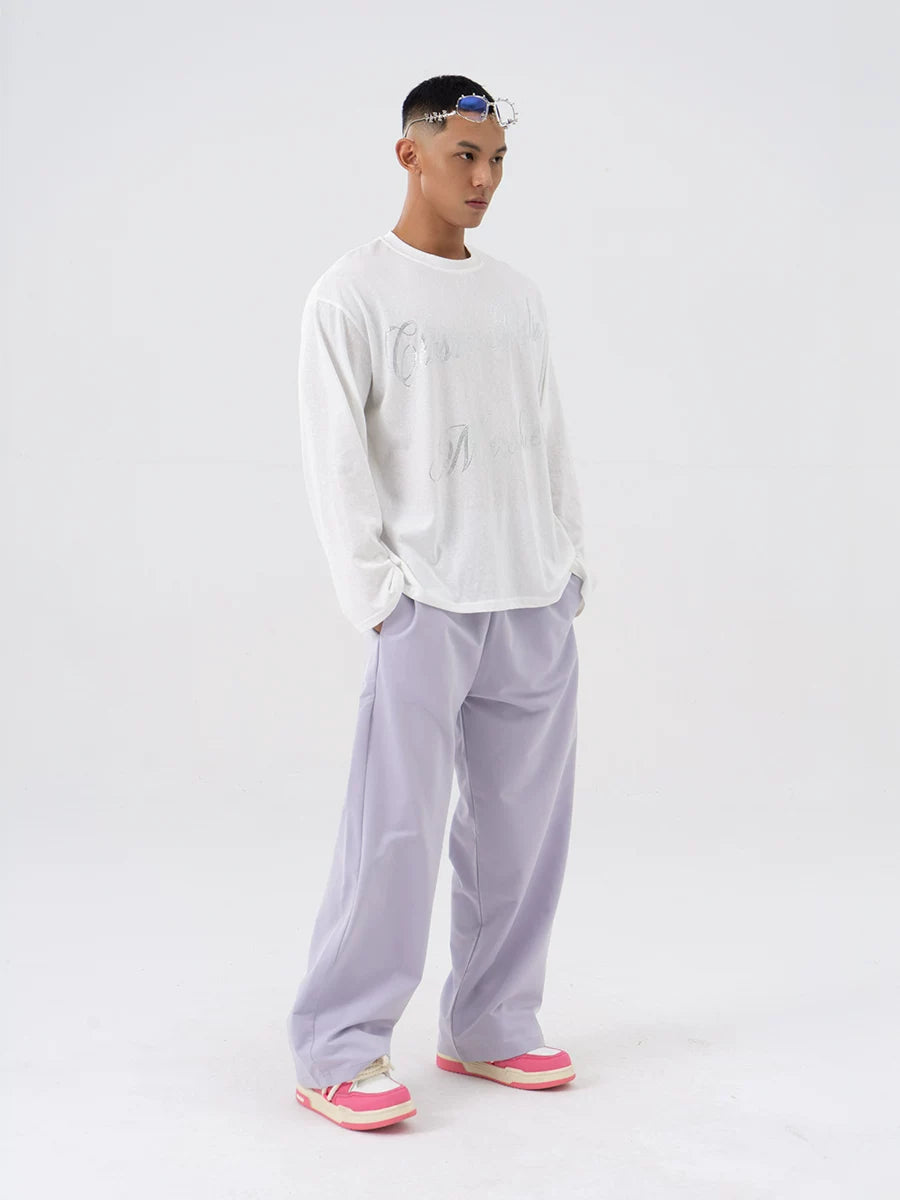 Men's Glitter Long Sleeve Sun Tee