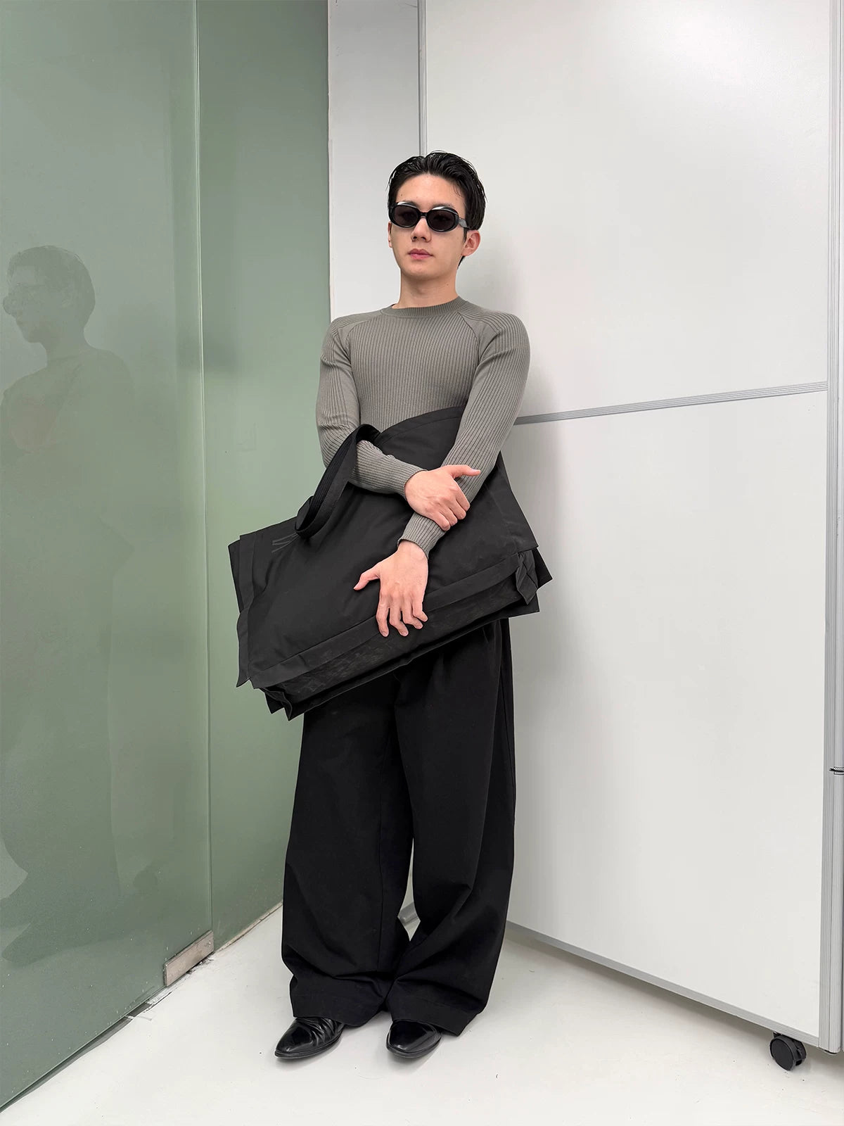 Lightweight Ribbed Knit Long Sleeve