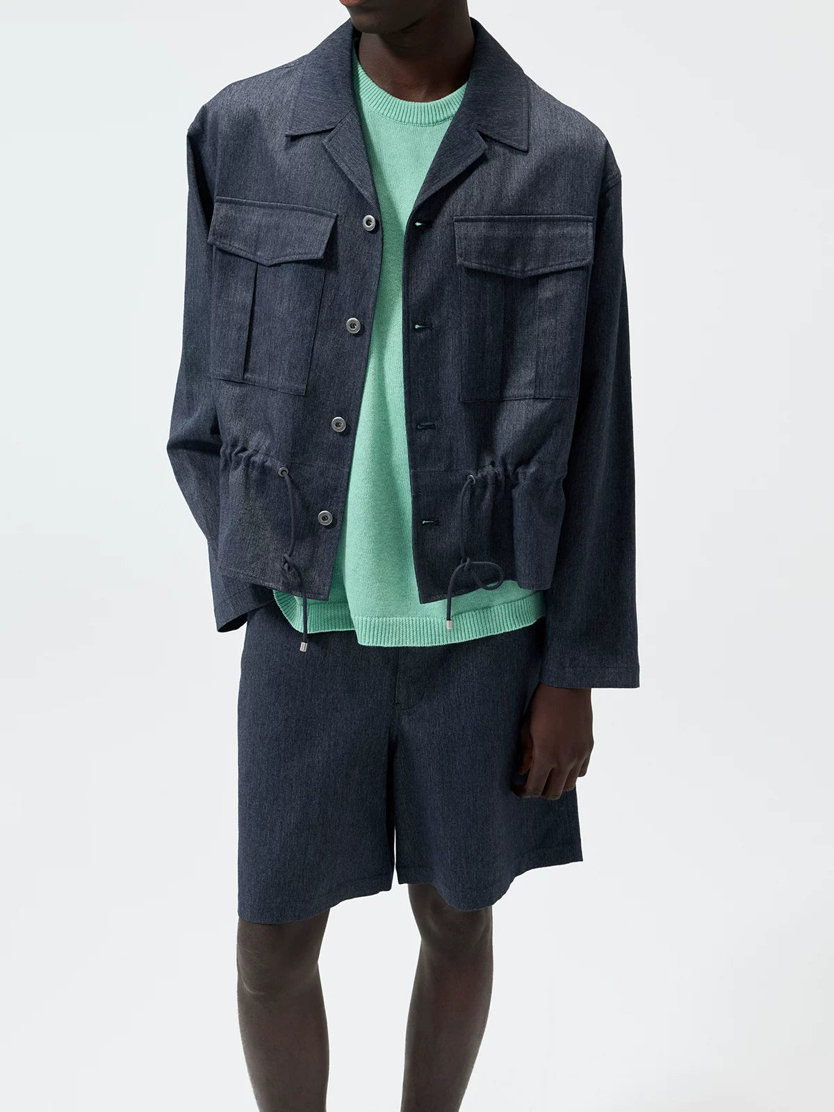 Hemp Blend Denim Jackets & Shorts