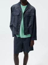 Hemp Blend Denim Jackets & Shorts