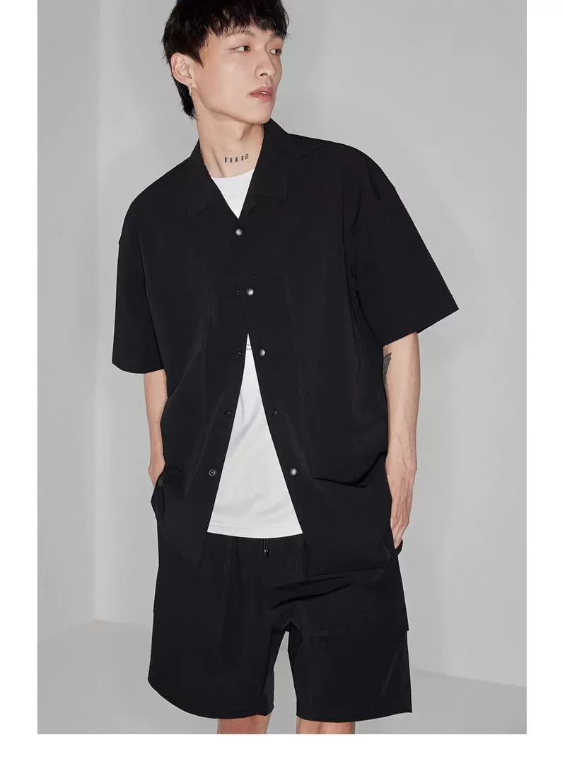 Double-sided Color-block Printed Pima Cotton Tee