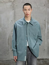 Triangle Pocket Shirt with Hidden Placket
