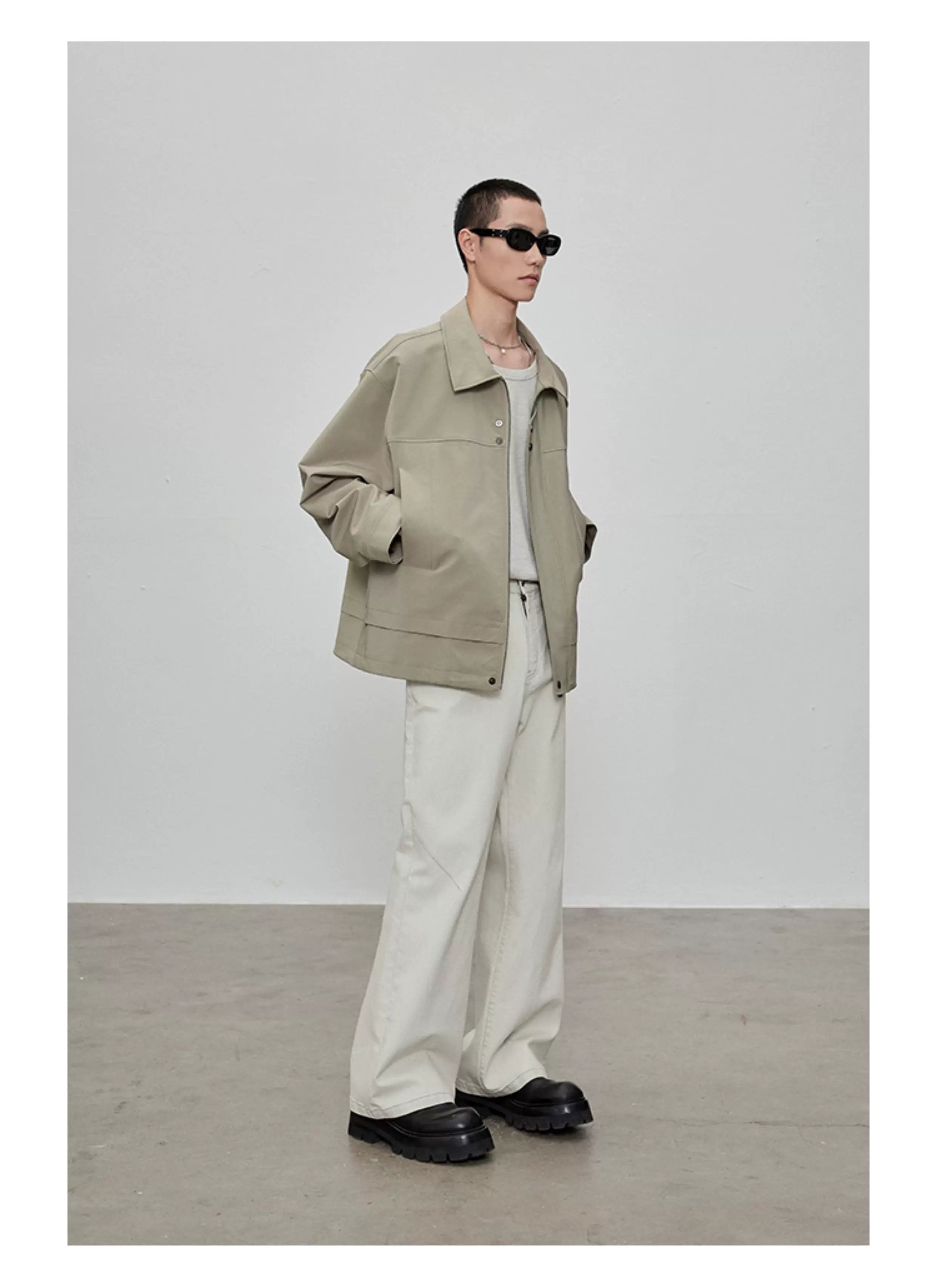 Square Collar Boxy Jacket