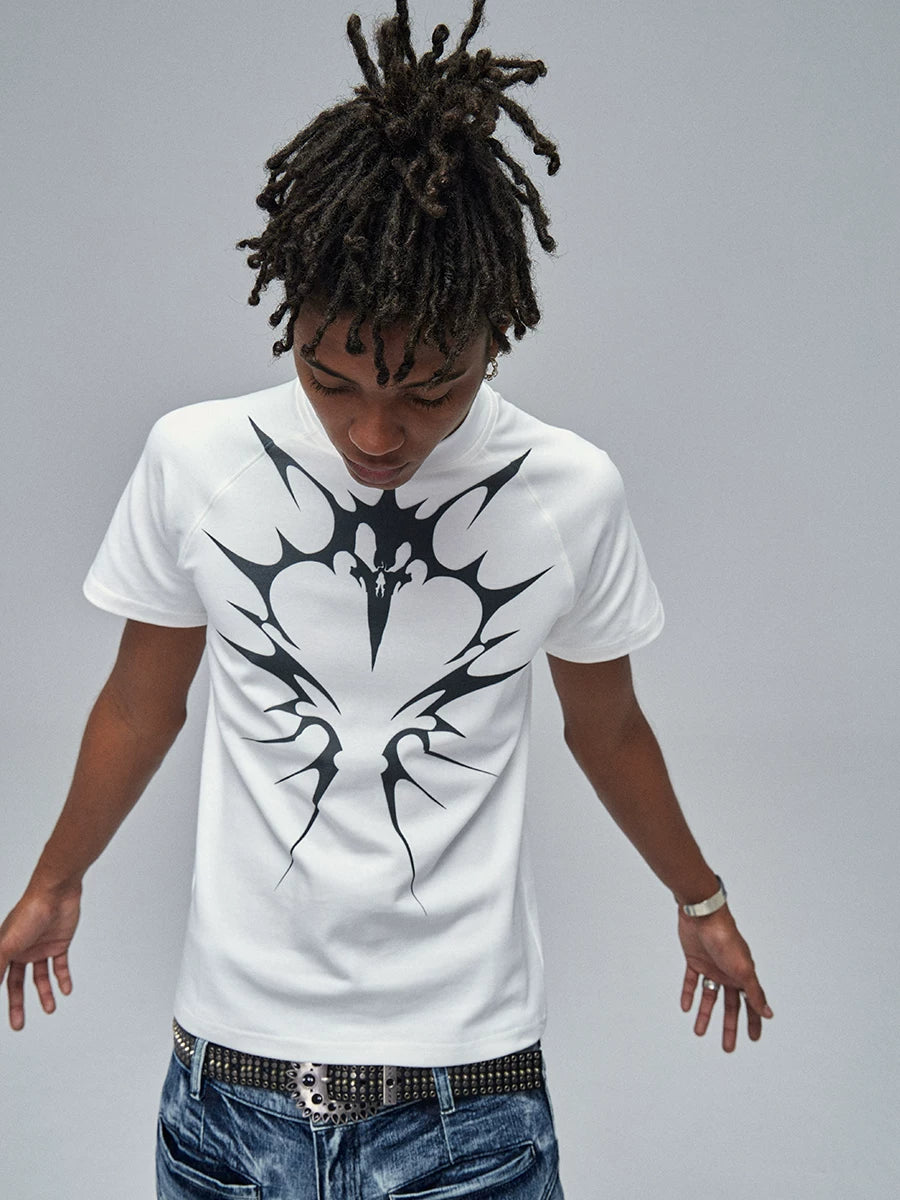 American Hip-Hop Printed Slim Tee