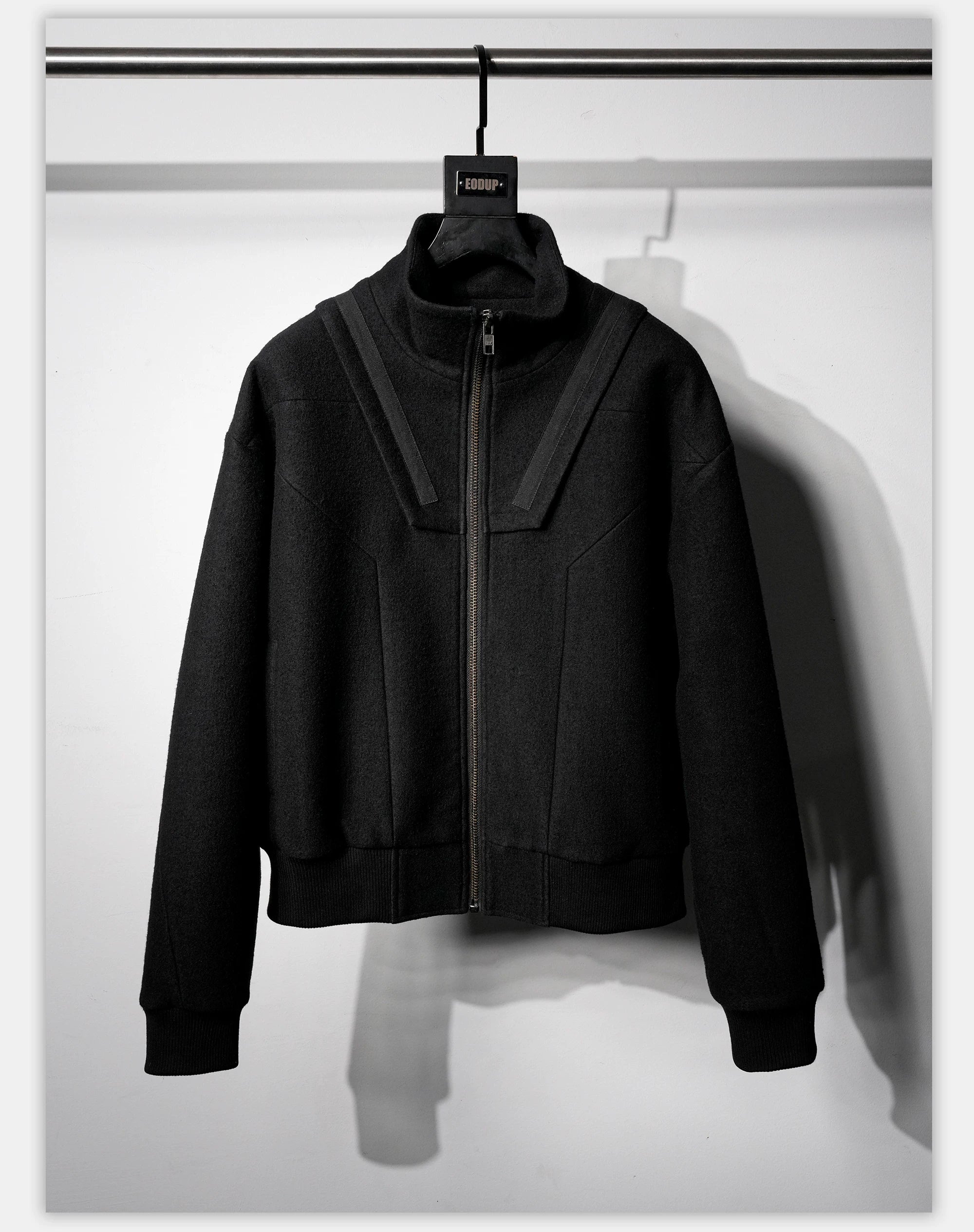 Australian Wool Stand Collar Puffer Jacket