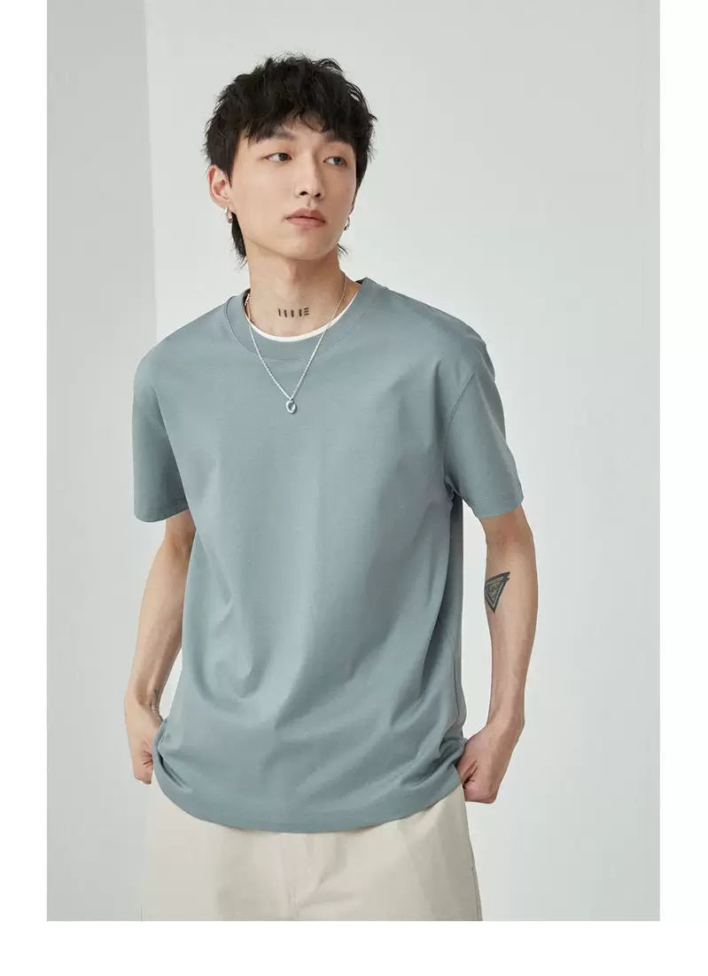 Double-Sided Mercerized Long Staple Cotton Tee
