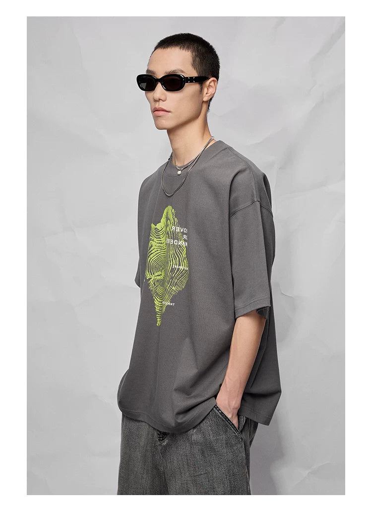 Oversized Graphic Print Tee
