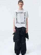 Printed Cotton Short Sleeve Tee