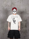 Distressed Fallen Angel Printed Vintage Tee