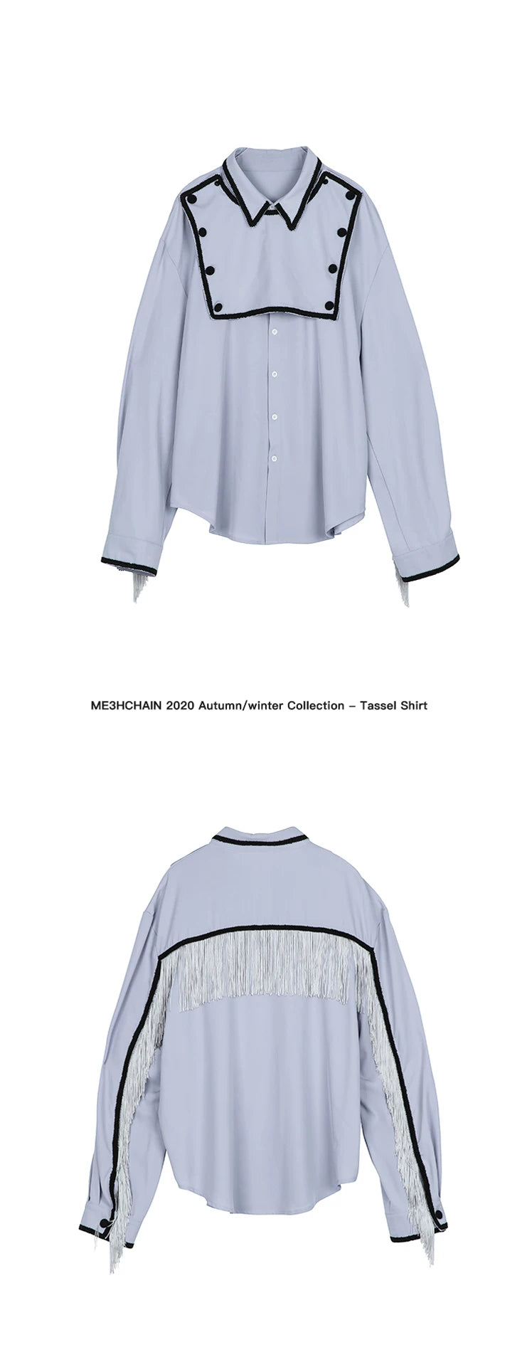 Loose Back Fringe Shirt
