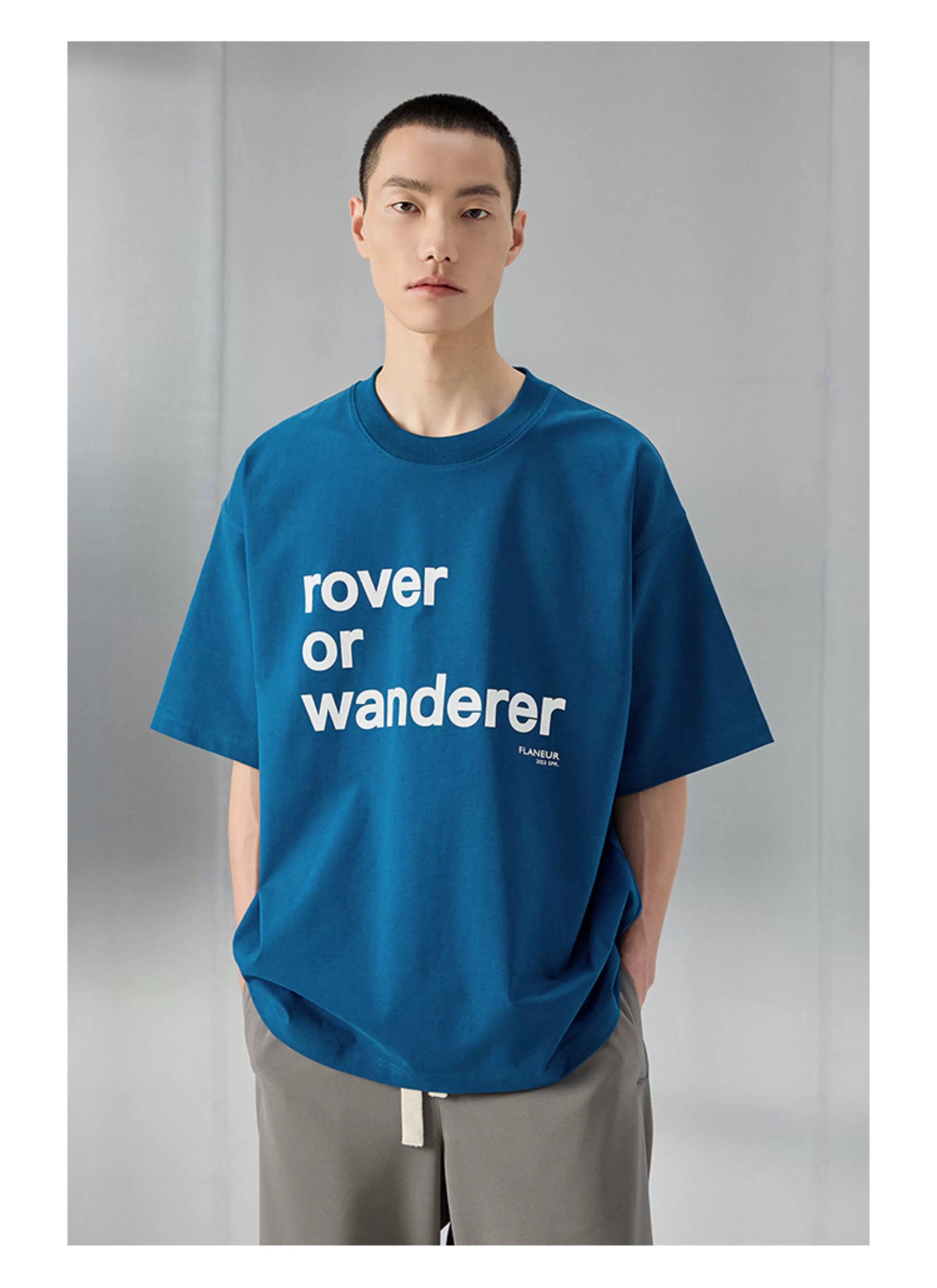 Foam Print Loose Tees