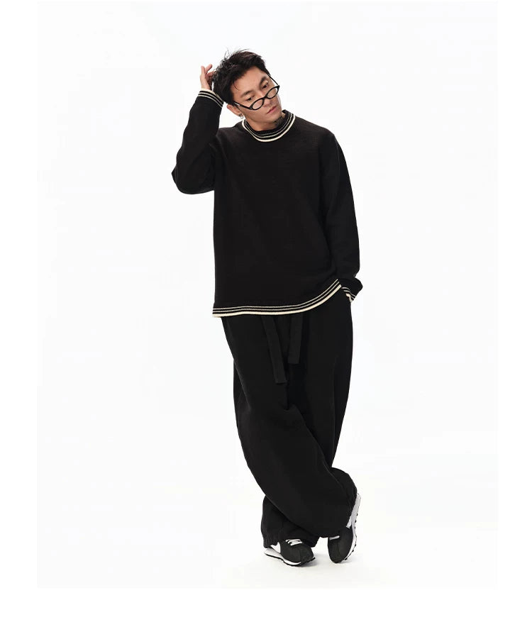 Loose Crew Neck Sweater