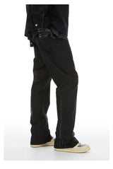 Loose Straight-Leg 360g Twill Pants