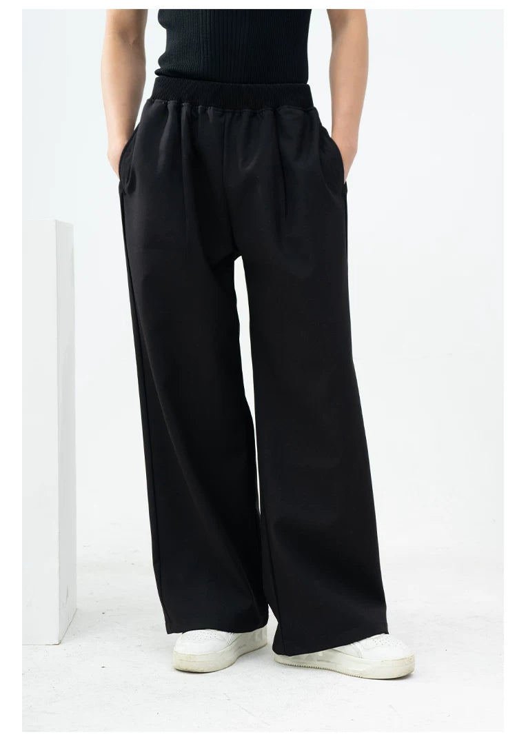 Men's Loose Ribbed Casual Pants