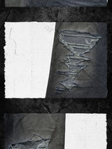 Muddy Distressed Ripped Baggy Jeans