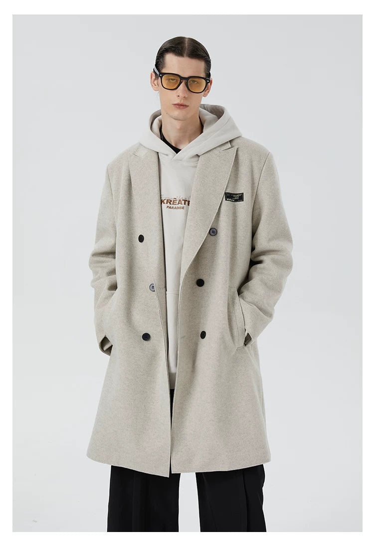 Men's Oversized Commuter Wool Coat