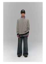 Heavyweight Slub Washed Straight Jeans