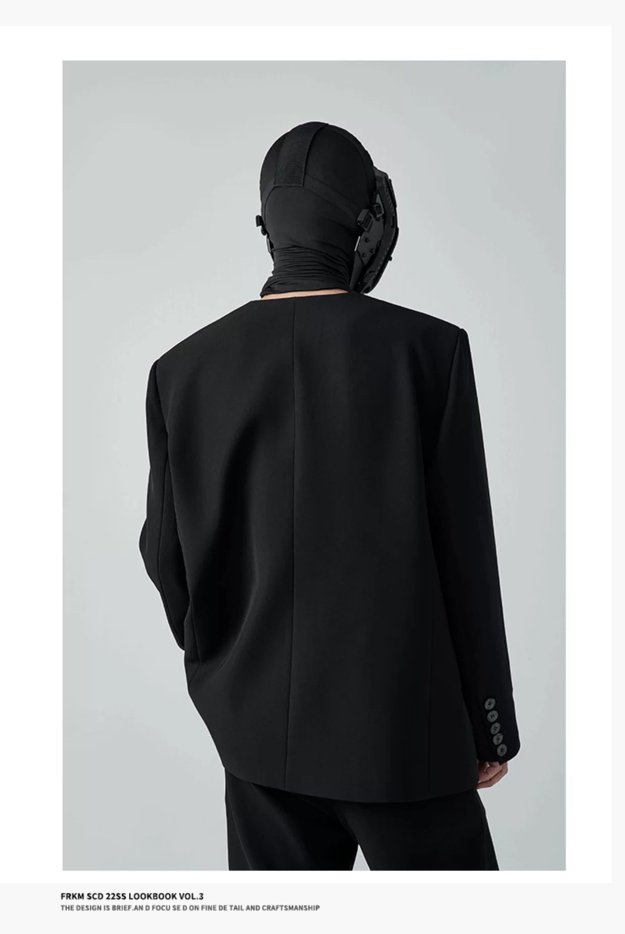 Unisex Loose Padded Uncollared Blazer