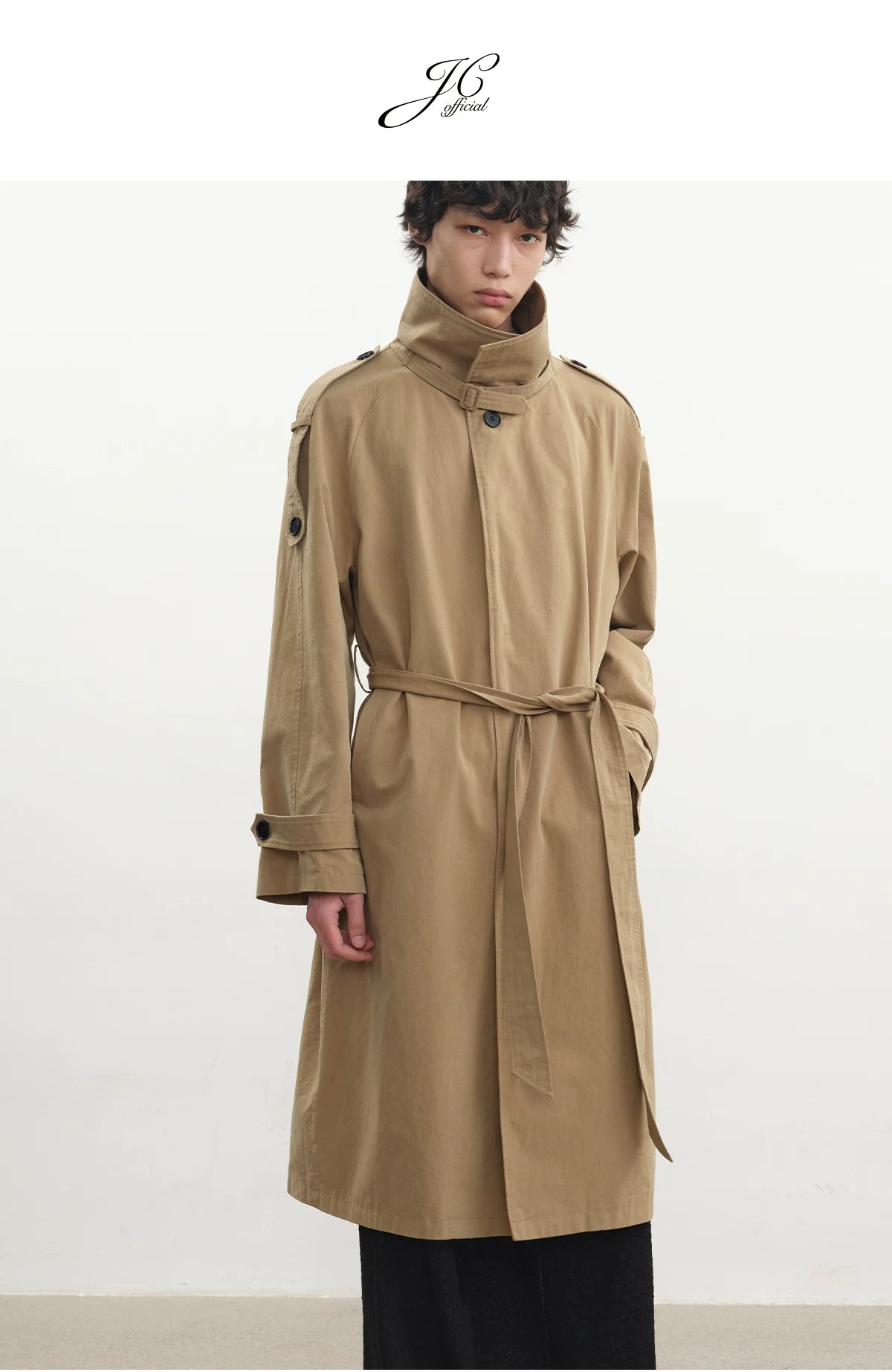 Relaxed Fit Trench Coat
