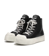 JumboHigh Oreo Distressed High-Top Leather Sneakers