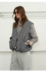 Men's Winter 3-in-1 Vest Scarf Coat
