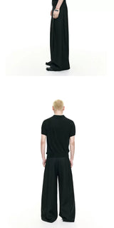 Loose V Neck Knit Summer Tee