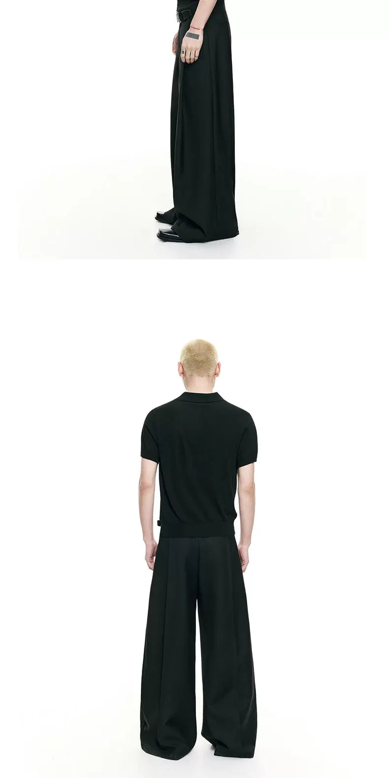 Loose V Neck Knit Summer Tee