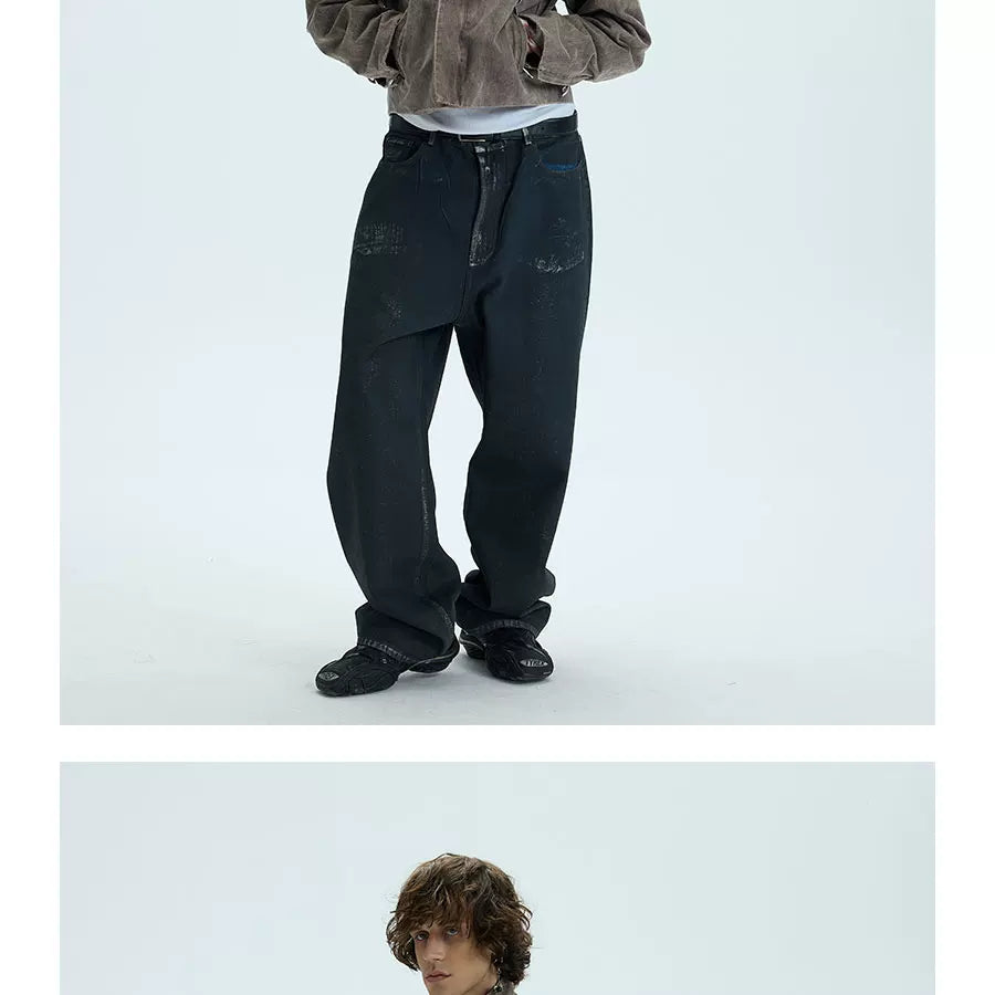 Washed Fleece Plaid Lined Jacket