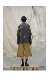 Deconstructed Patchwork Two-in-One T-Shirt
