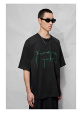 Cotton Blend Embroidered Fringe Tee
