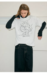 Dragon Print Quick Dry Couple Tees